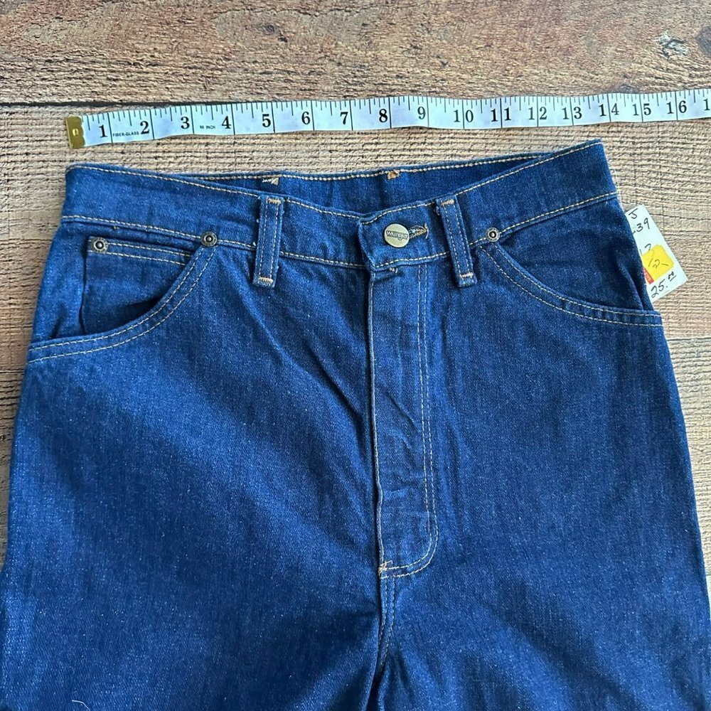 Vintage 80's Wrangler jeans juniors 13 - Picture 2 of 11
